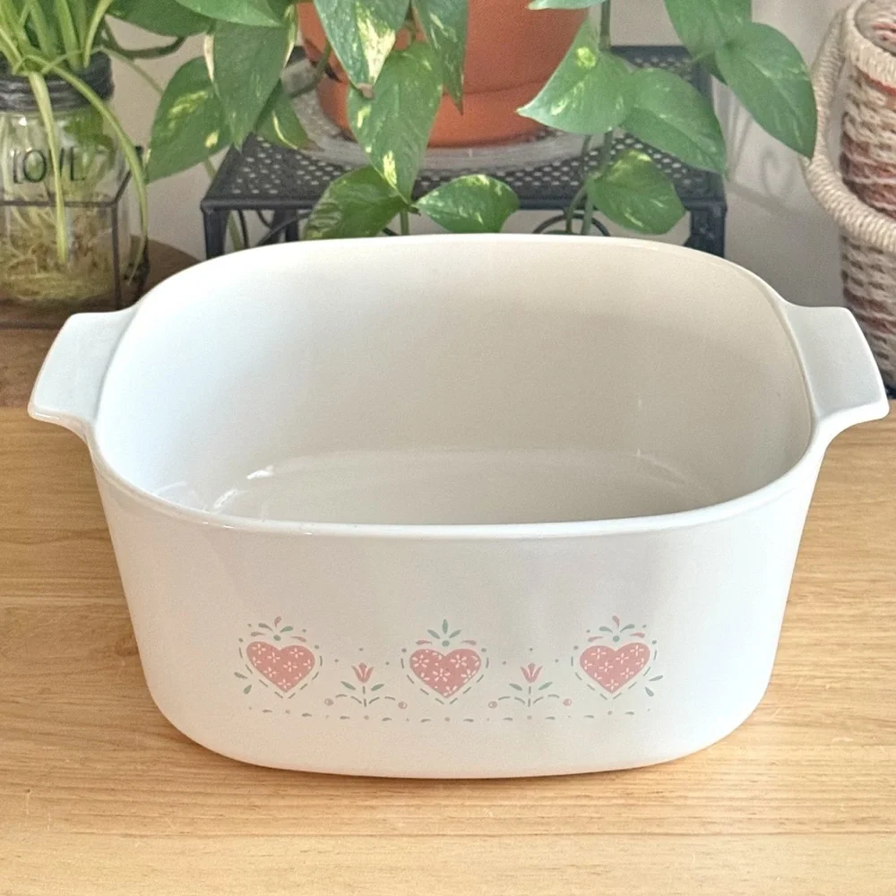 Vintage 80s CorningWare Forever Yours A-5-B Dutch Oven Casserole Dish NO LID